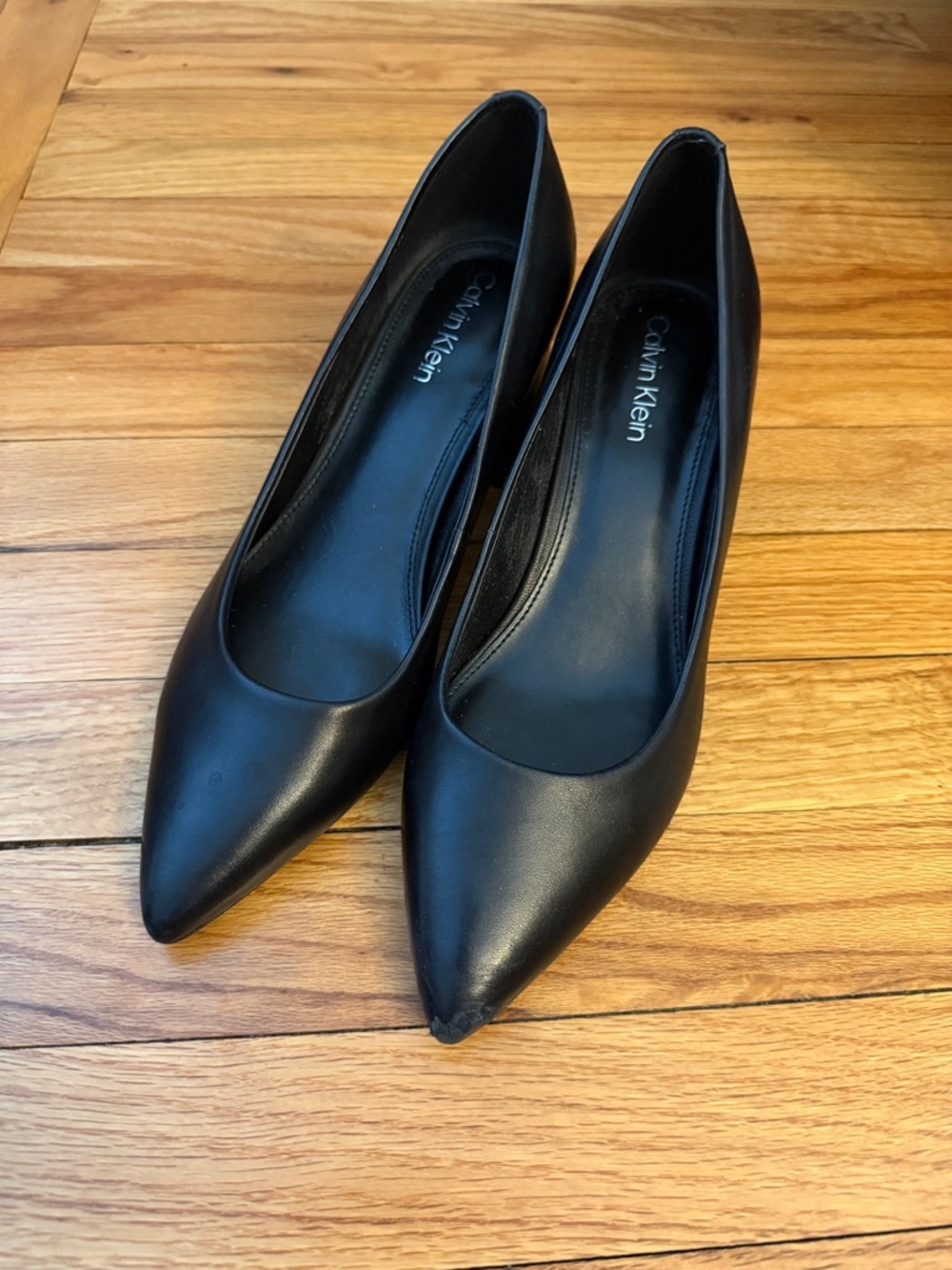 Calvin Klein Black Pointed Heels